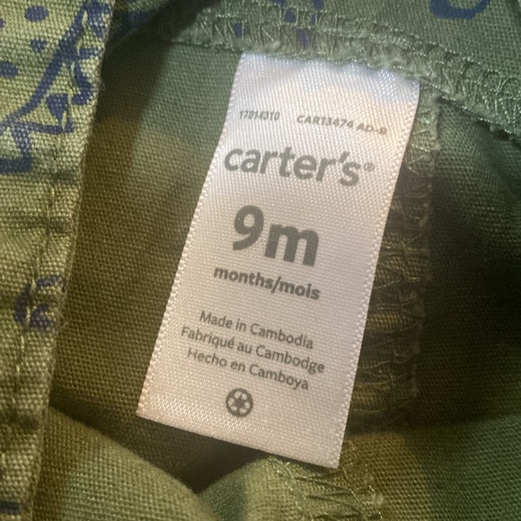 Baby boy, overalls, dinosaur pattern - Picture 4 of 4